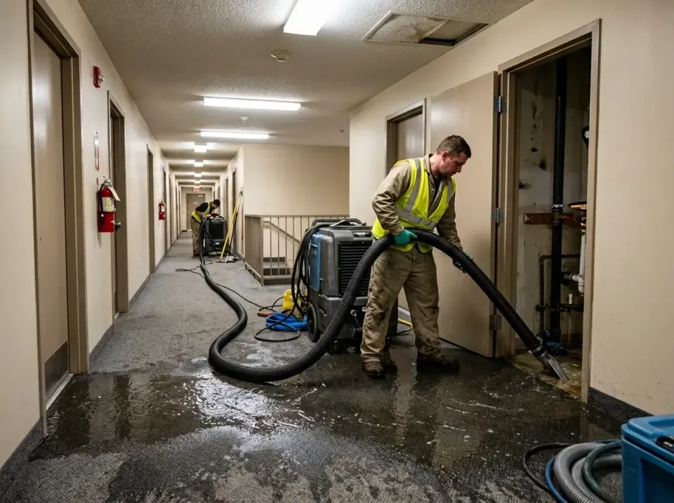 multi-unit-apartment-hallway-f-005 — frequently asked questions, Emergency Burst Pipe Water Extraction & Removal in Connerto…